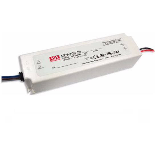 100W Meanwell Power Supply for Led Strips (waterproof)