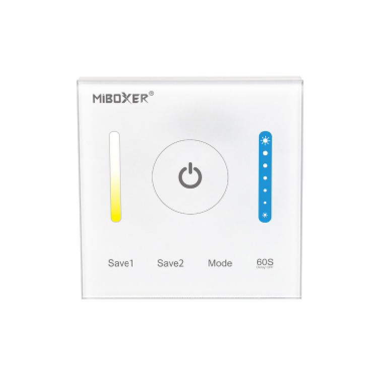 Touch color temperature panel controller