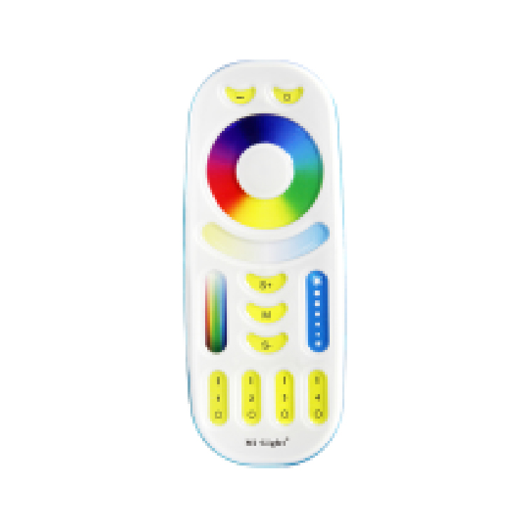 Grouped RGB+CCT remote control