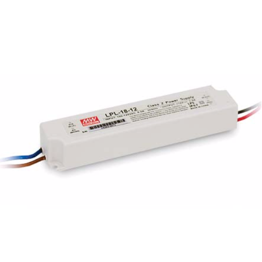 18W Meanwell Power Supply for Led Strips (waterproof)